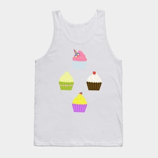 Fancy Baked Cupcake Dessert Collection Tank Top